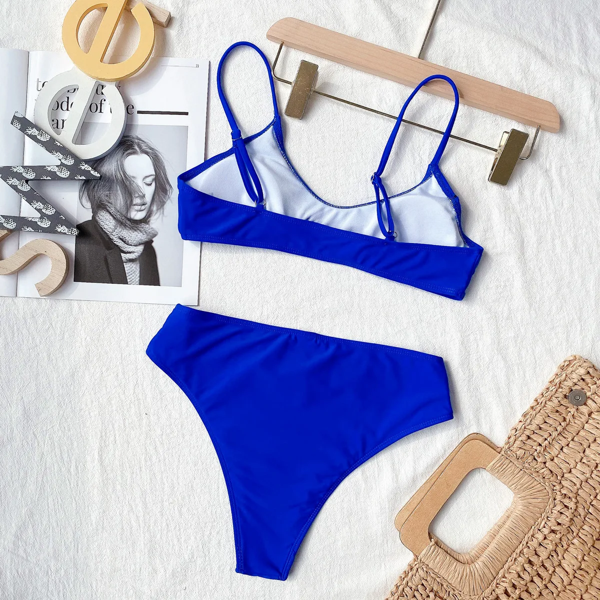 

Sexy Solid Swimsuit Women Black Bikini 2021 Micro Swimwear Swimming Bathing Suit Biquini Brazilian Female Bikinis Set Beachwear