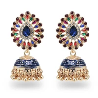 pendientes brinco kolczyki earrings for women hanging earring boho crystal for jewelry indian jhumka ear rings beads pearl