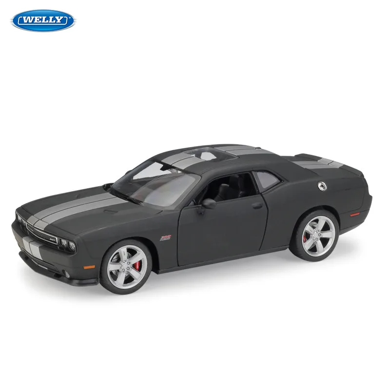 Модель спортивного автомобиля WELLY 1:24 Dodge Challenger модель из сплава украшение