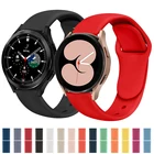 Ремешок силиконовый для Samsung Galaxy watch 4classic3 46 мм42 мм 40 мм 44, браслет для Huawei watch GT 22eproActive 2, 20 мм22 мм