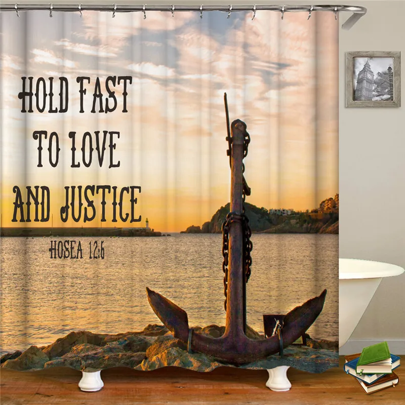 Декоративный Средиземноморский навигационный якорь карта ткань