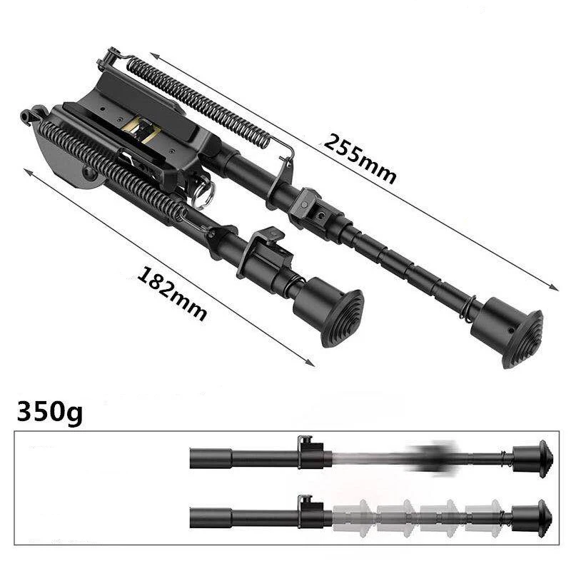 

Tactical Support bipod carbon fiber material 6~9 Inch Tripod Joint Camera Converter 20mm weaver picatinny Accessories