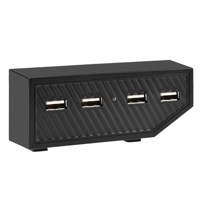 4 порта usb хаб адаптер расширение для одной игровой консоли наушники микрофон