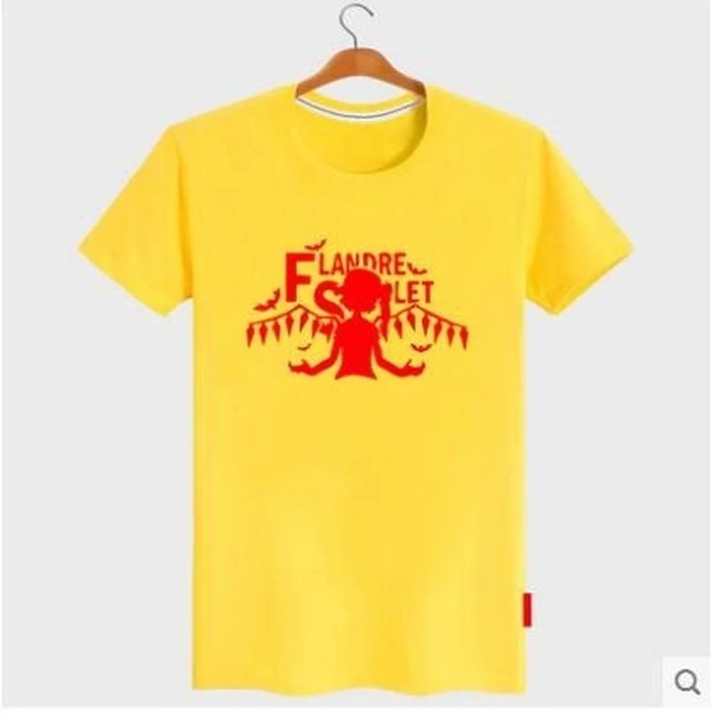 Аниме Cos TouHou Project фландрин алый плохое яблоко хлопковая Повседневная футболка