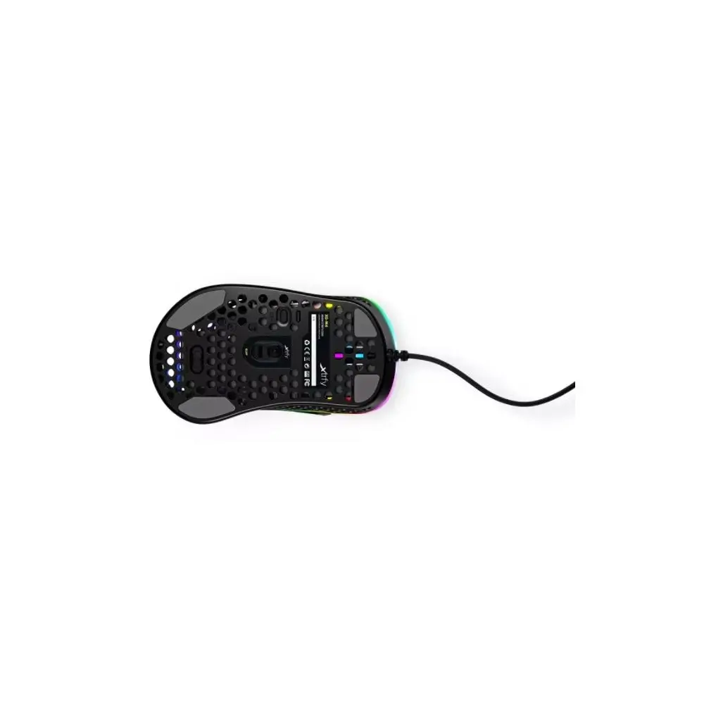 Игровая мышь Xtrfy M4 серая (5 кнопок OMRON Pixart 3360 12000 dpi RGB подсветка USB) | Компьютеры и