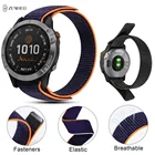 Ремешок для часов Garmin Fenix 6 6S ProFenix 5 5S Plus, тканый нейлоновый браслет для Garmin Quatix 6 5Instinct, 22 мм 20 мм