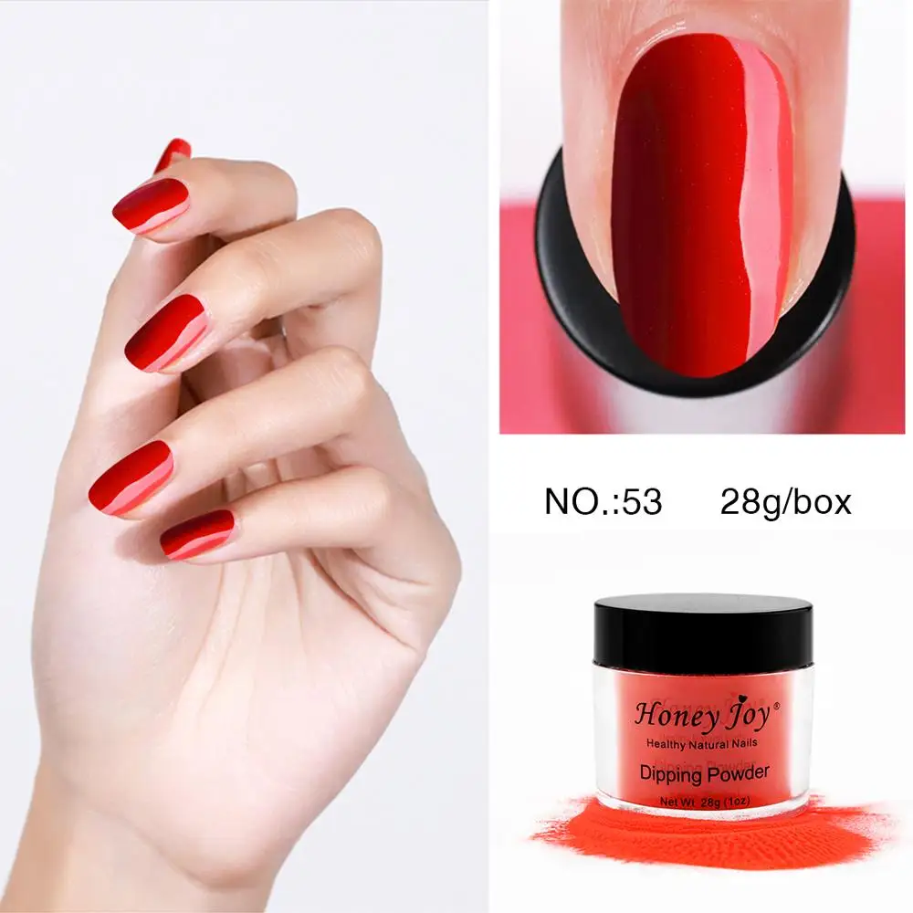 Очаровательные красный Dip-переключатель Порошковые ногти 28 г/кор. Прочные