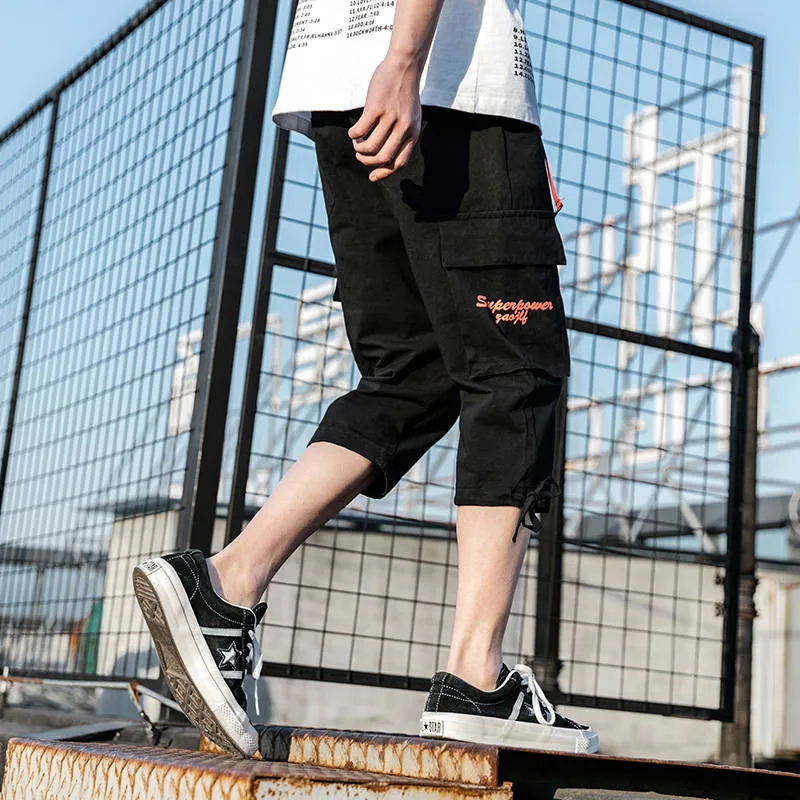 

5XL Ankle-Length Cargo Pants Men Streetwear Black Hip Hop Pants Streetwear Men Clothes 2019 New Cargo Joggers Casual Men Pants