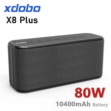 XDOBO X8 Plus 80W Portable Wireless Bluetooth Speaker TWS Subwoofer and Battery Capacity 10400mAh Four-core Power Bank Function