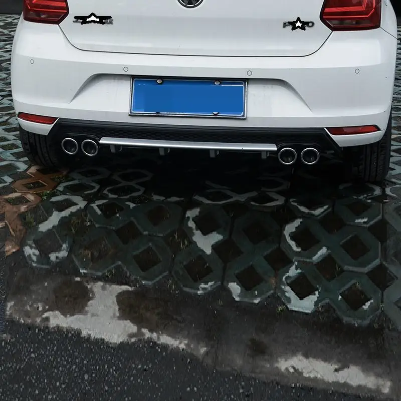 Automovil Стайлинг декоративный протектор автозапчасти передняя губа Тюнинг автомобиля задний диффузор бамперы 14 15 16 17 18 для Volkswagen Polo