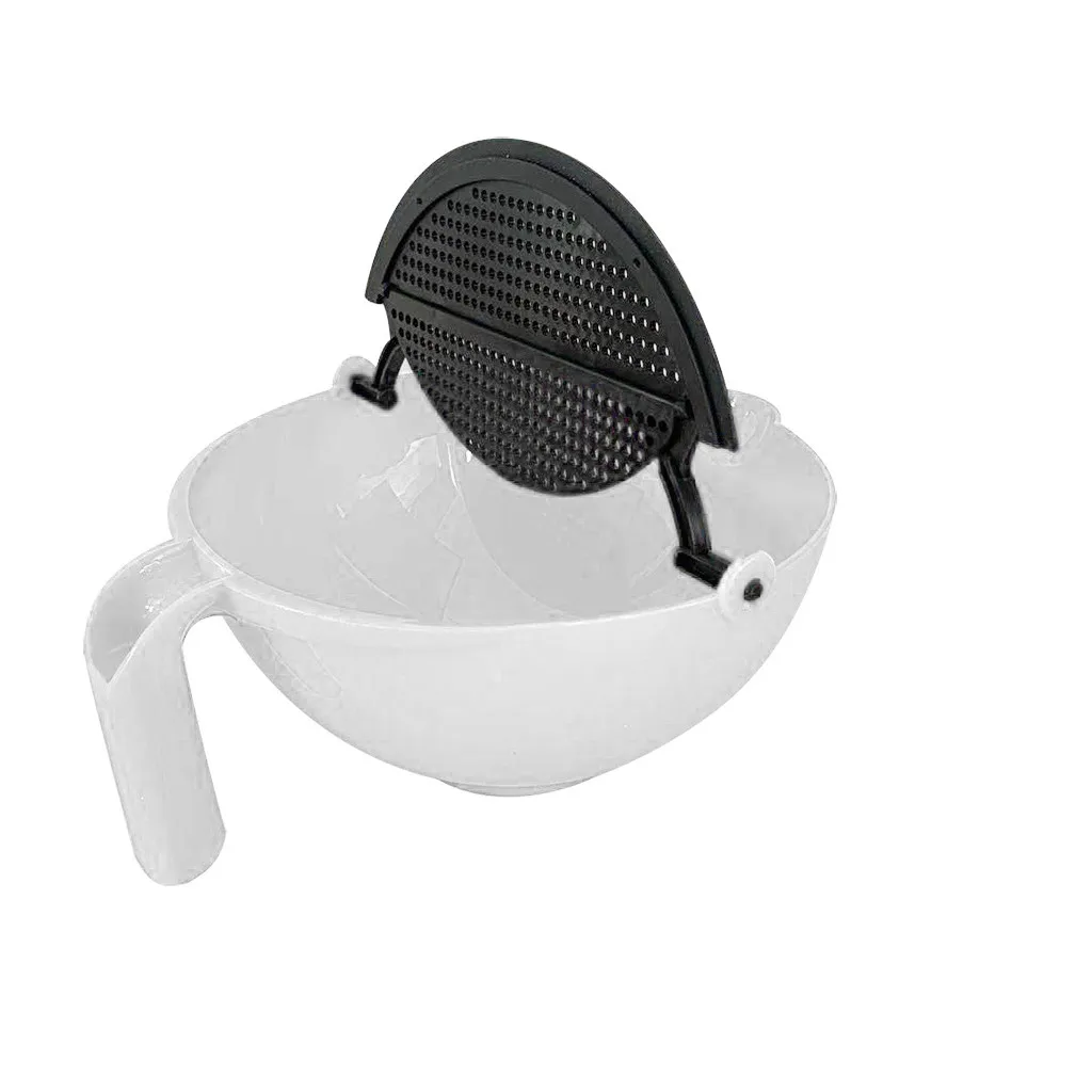 Kitchen Food Grade ABS Rice Beans Washing Filter Strainer 360 degree rotating water basket filter seasoning fruit mixing | Дом и сад
