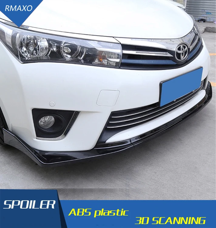 Для Toyota Corolla Body kit спойлер 2014 2016 для ABS задний передний бампер диффузор защитные