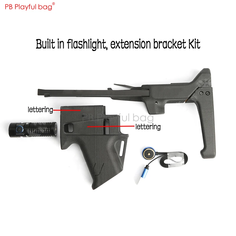 PB PlayfuFun toys tactical gear flex kit водяной пистолет ремонт P1 обновленный материал скольжения рукав нейлон задняя рукоятка журнал аксессуар KD14 - Цвет: a  set