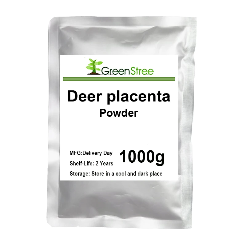 Высококачественный порошок плаценты оленя косметическое сырье для отбеливания