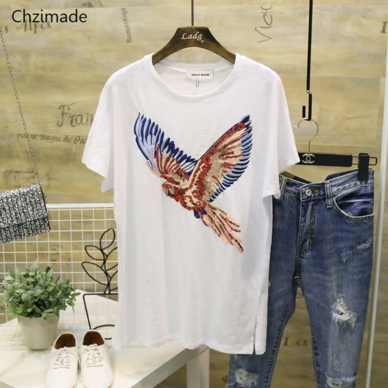 Lychee Life винтажная нашивка с птицами и блестками вышитая аппликация модное