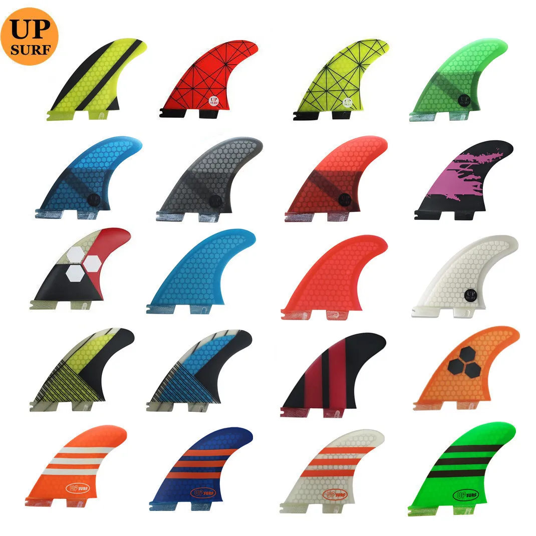 Серфинг FCS2 плавник G5 3 шт. в наборе сотовое волокно стекловолокно FCSII три плавника