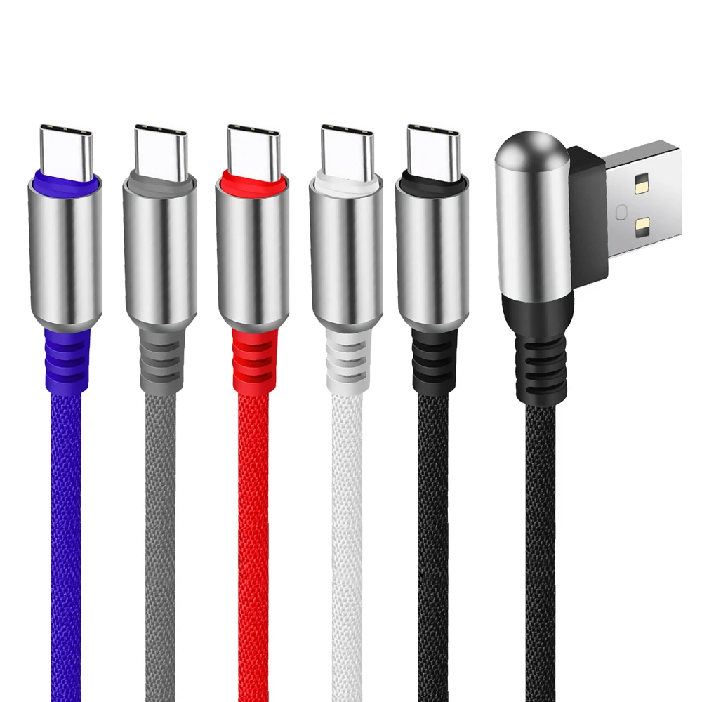 Type C USBC кабель для быстрой зарядки type-C Micro USB C для iOS локтевой кабель для зарядки мобильного телефона высокоскоростной передачи данных