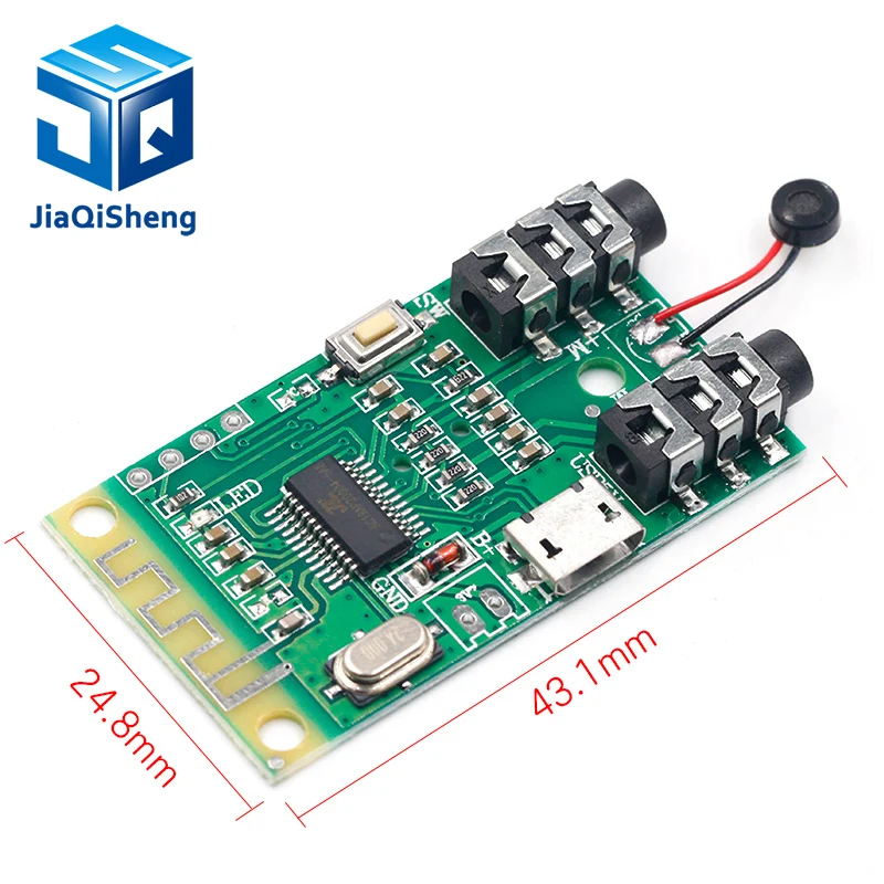 Плата приемника аудиопередатчика Bluetooth 4 2 3 7 В ~ 5 10 м расстояние декодирование MP3
