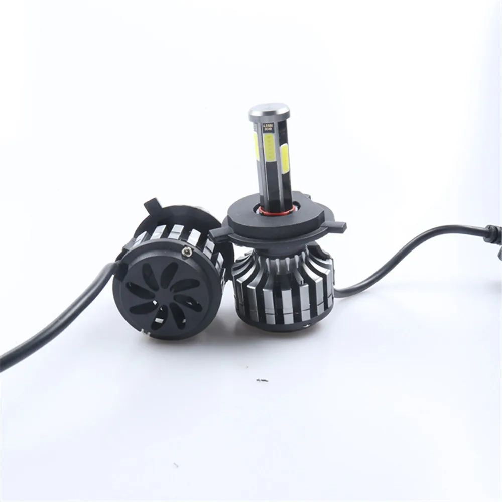60 Вт 12000LM 6-боковые H7 светодиодный H4 H11 COB Противотуманные фары 9005/HB3 9006/HB4 9012 9004 9007 H13 H1 H3 880/H27 6000K 8000K 3000K светодиодные фары