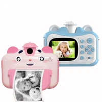 free shipping kids instant print camera for baby boys girls 1080p hd mini camera with thermal photo paper toys digital camera