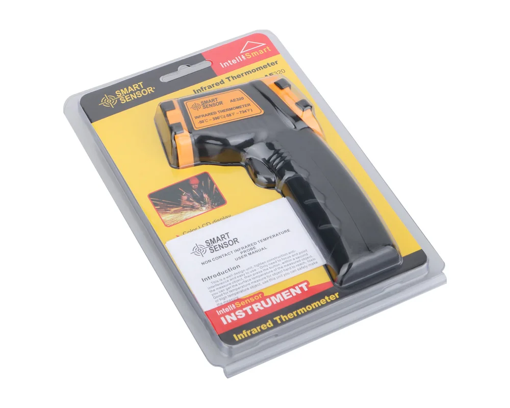 ИК-термометр ST390 + ST490 с цифровым ЖК-дисплеем | Инструменты