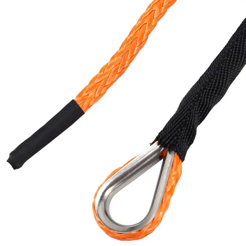 

Offroading Winch Rope1/4 Inch x 50 Feet Synthetic Winch Rope for 4x4/ATV/Etc