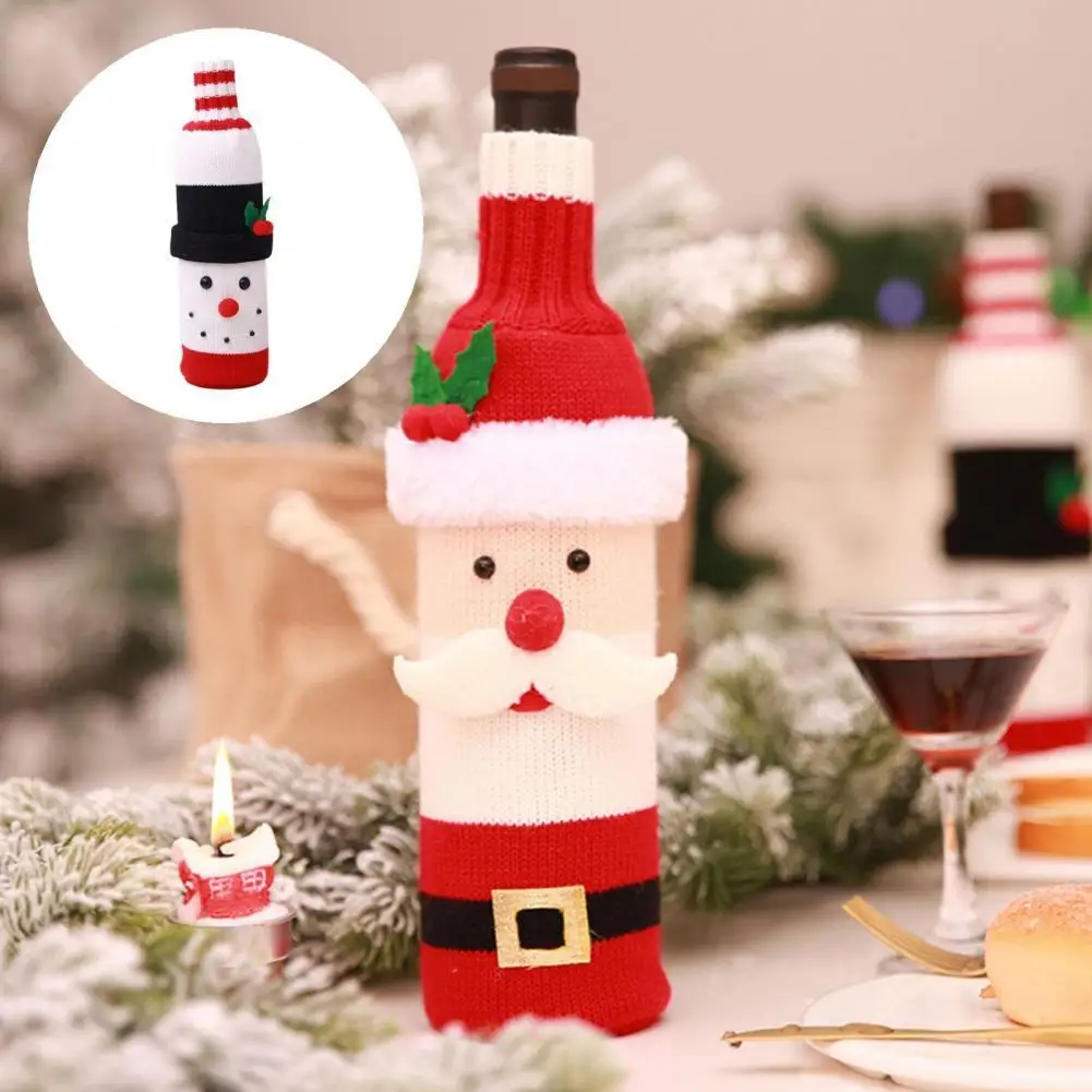 

Festive Knitted Cotton Festive Vibrant Knitted Bottle Sweater for Xmas