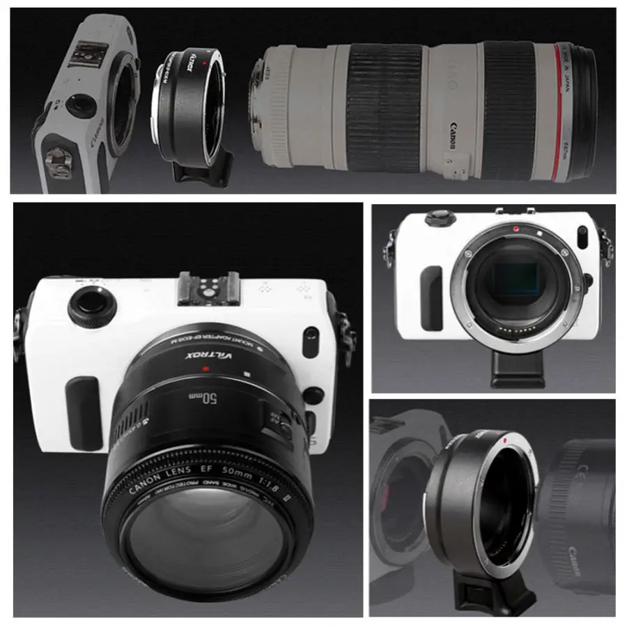 Макрокольцо VILTROX адаптер для объектива с автоматической фокусировкой Canon