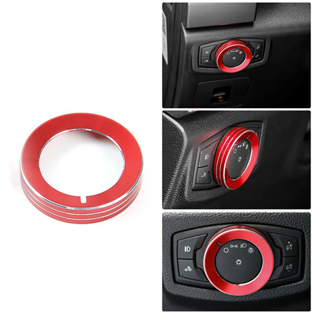 

Parts Air Condition Switch Cover Replacement Trim 7pcs Accessory Aluminum