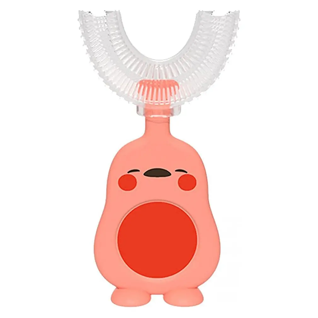 

Children's Toothbrush Newborns U-shaped Child Toothbrush Teethers Soft Silicone Newborn Brush Kids Teeth Oral Care Cleaning