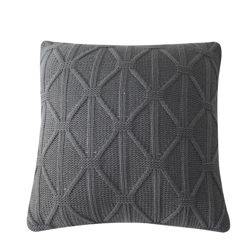 Ретро Ностальгический чехол для подушки 45x45 см Новогоднее украшение розовый