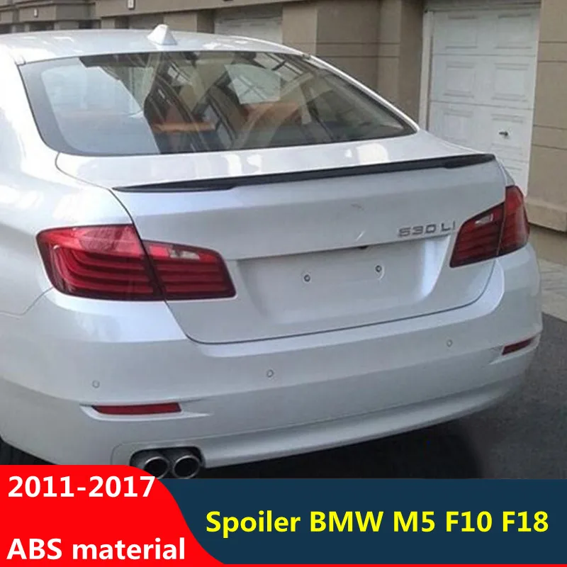 Для спойлера BMW 5 серии F10 F18 ABS Материал Автомобильный багажник заднее крыло 2011 2018
