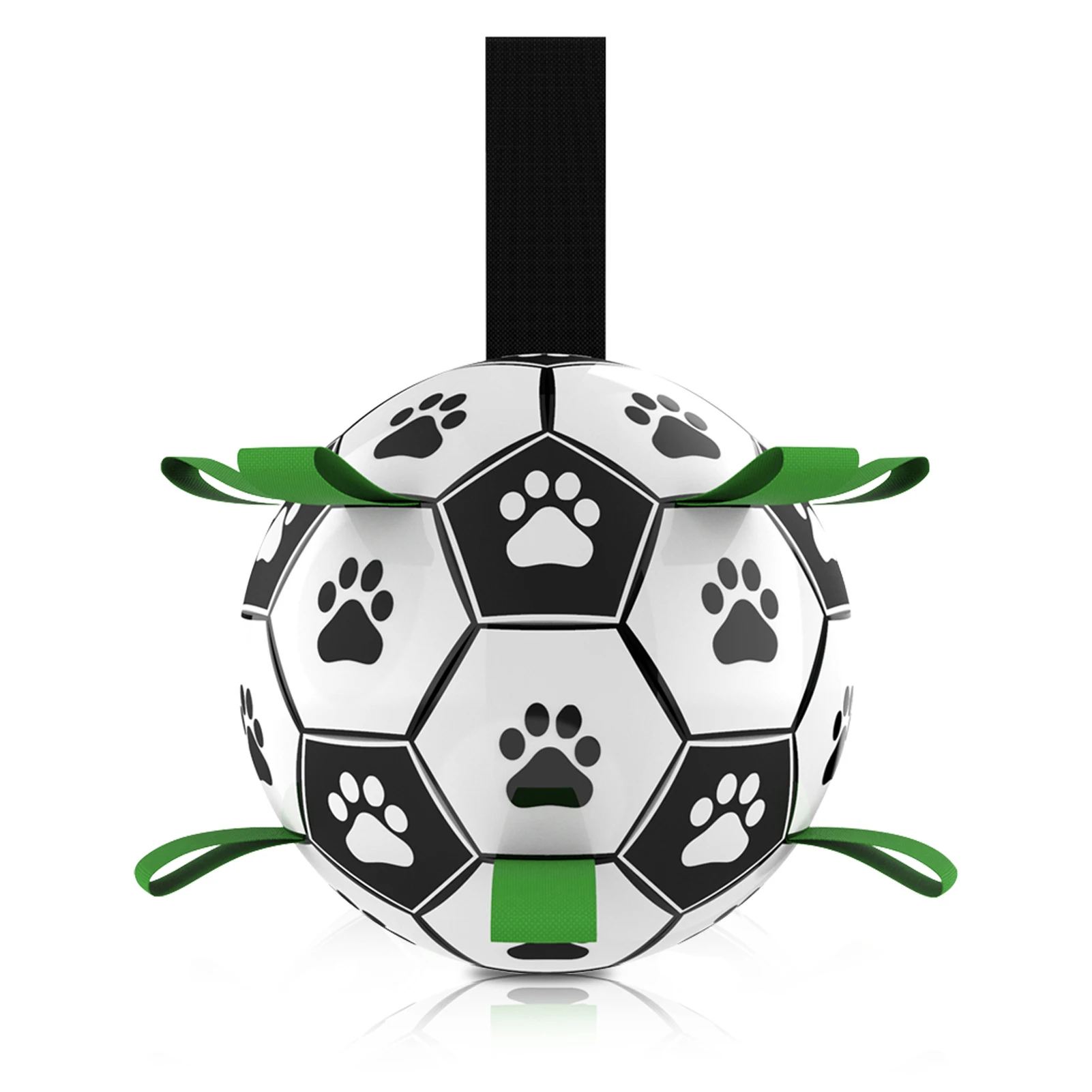 

Grab Tab Dog Soccer Ball Indoor Outdoor Interactive Dog Toy Unique and Fun Dog Tug Toy Dog Water Toy DNJ998