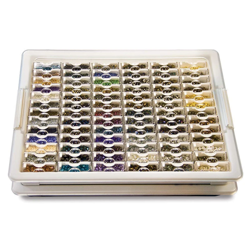 42/50/78 слотов сетка для хранения Стикеры коробка инструмент алмазная живопись