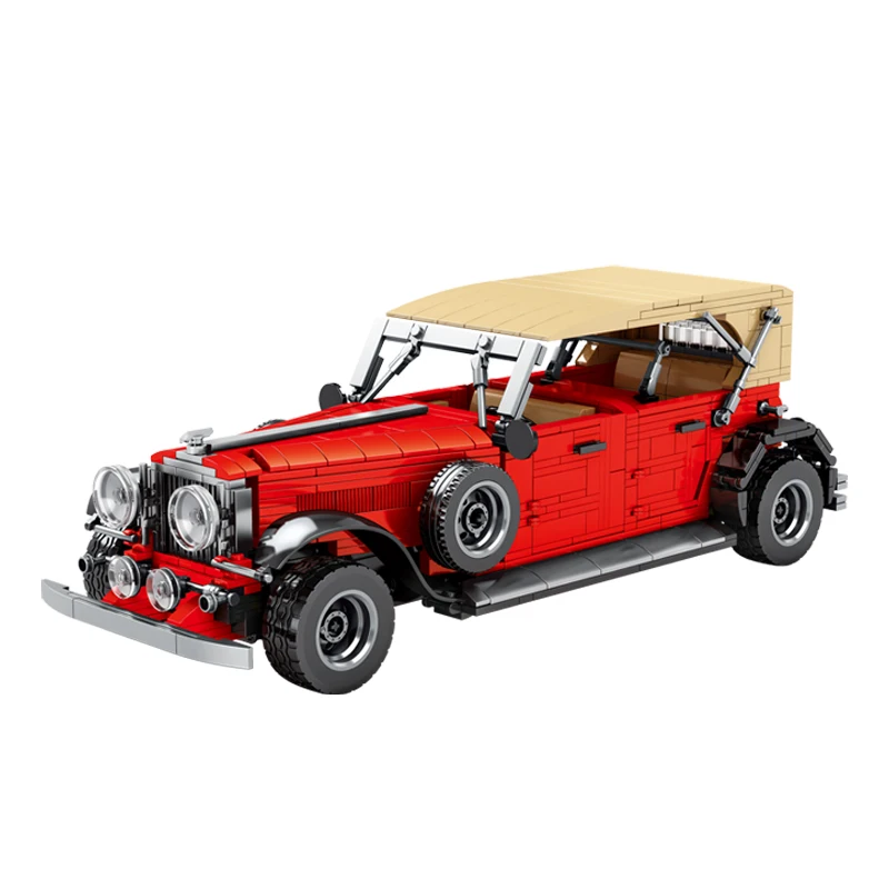 

8612 High-Tech Creator Model Retro Car 1:14 Building Blocks MOC Famous Classic Vehicle Bricks DIY Toys for Kids