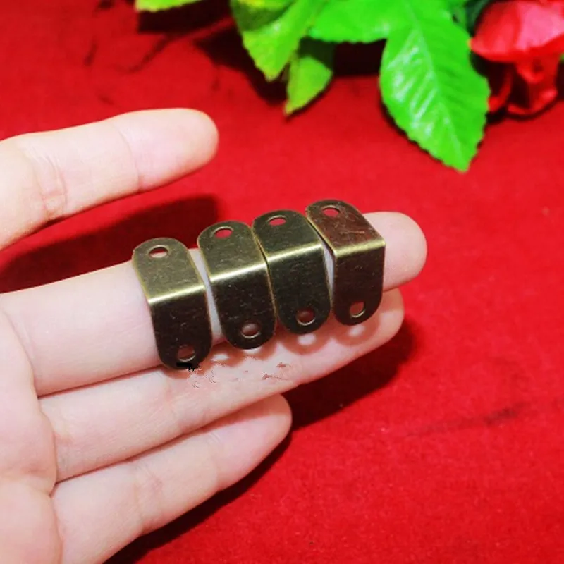 16 шт. античные бронзовые декоративные мини-уголки защита для ювелирных изделий