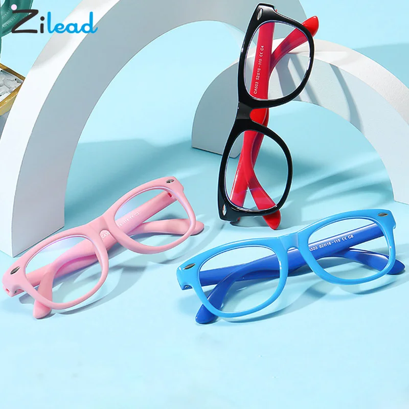 Очки Zilead с защитой от сисветильник для детей универсальные ретро-очки