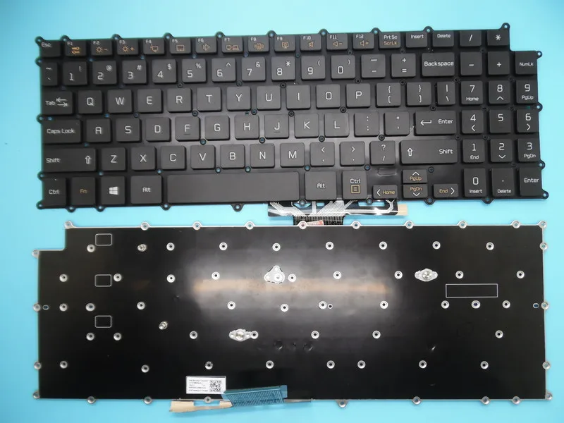 

new for LG gram 15Z980-G.AA52C keyboard US white / black