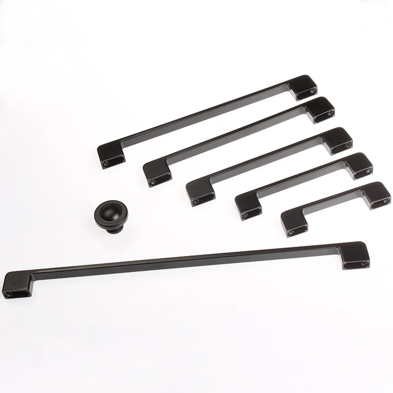 1 шт. черные ручки и шкафа в европейском стиле ящики для дверные мебельная