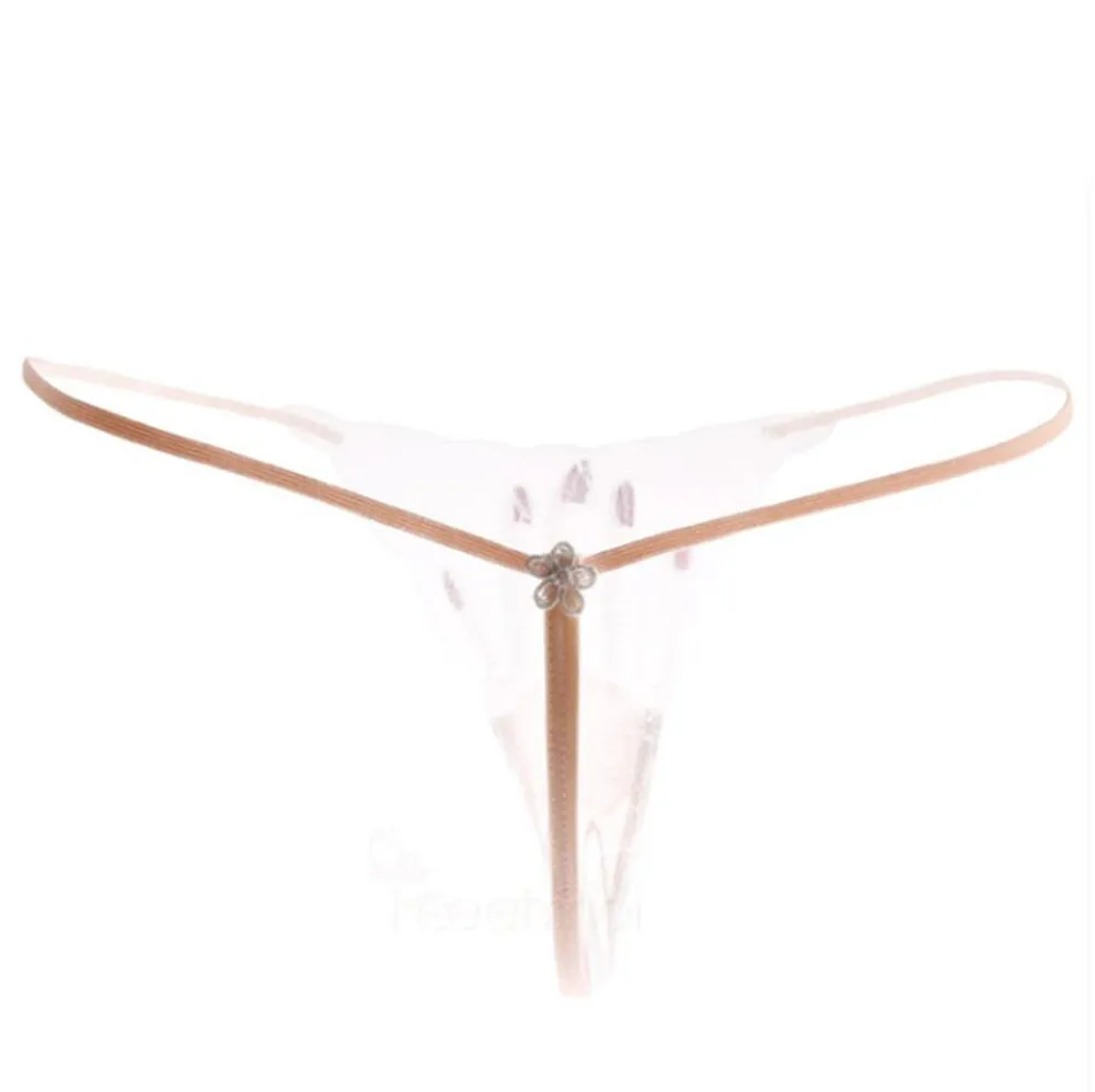 Милые прозрачные стринги женские пикантные ручной ультра тонкий Для женщин