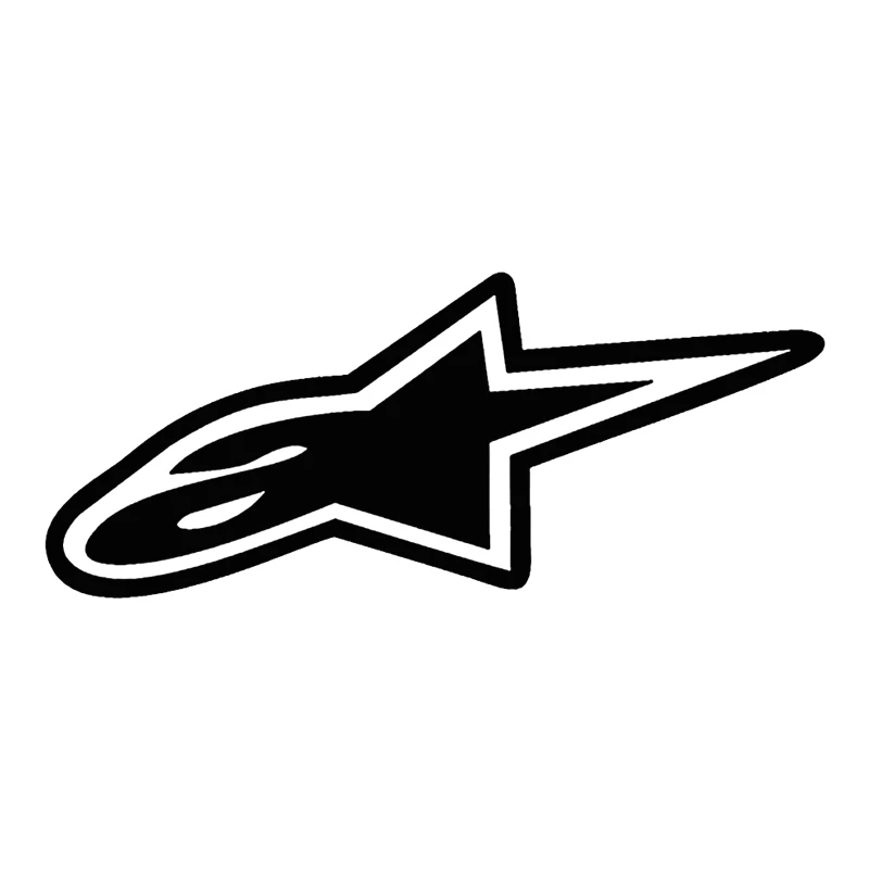 Виниловая наклейка в виде звезды 18*7 6 см | Автомобили и мотоциклы