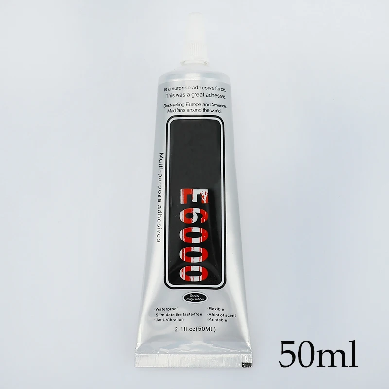 15 мл/25 мл/50 мл/110 мл E6000 клей жидкий промышленный стекло сенсорный экран кожа