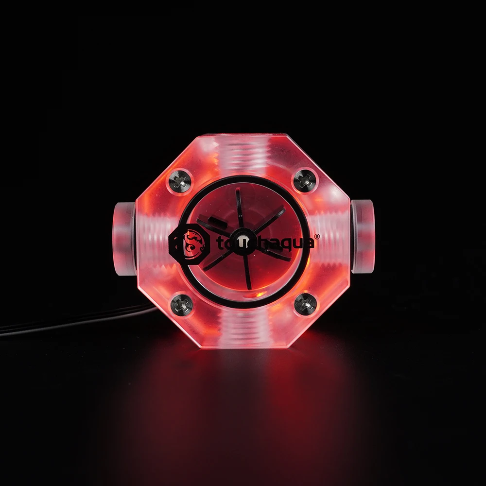 Индикатор скорости воды Bitspower Touchaqua Octagon 5 В 3 контакта DRGB G1/4 расходомер BPTA-OFI-DRGB |