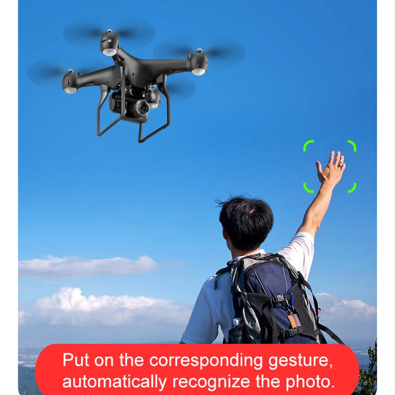 FPV Радиоуправляемый Дрон 4K камера оптический поток 480P HD Двойная для