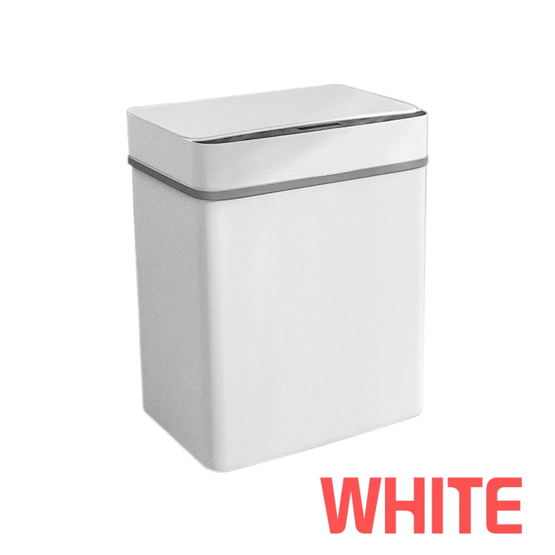 

15L Smart Trash Can Automatic Induction Clamshell Trash Classification Household Office Kitchen Toilet Dedicated Trash Can