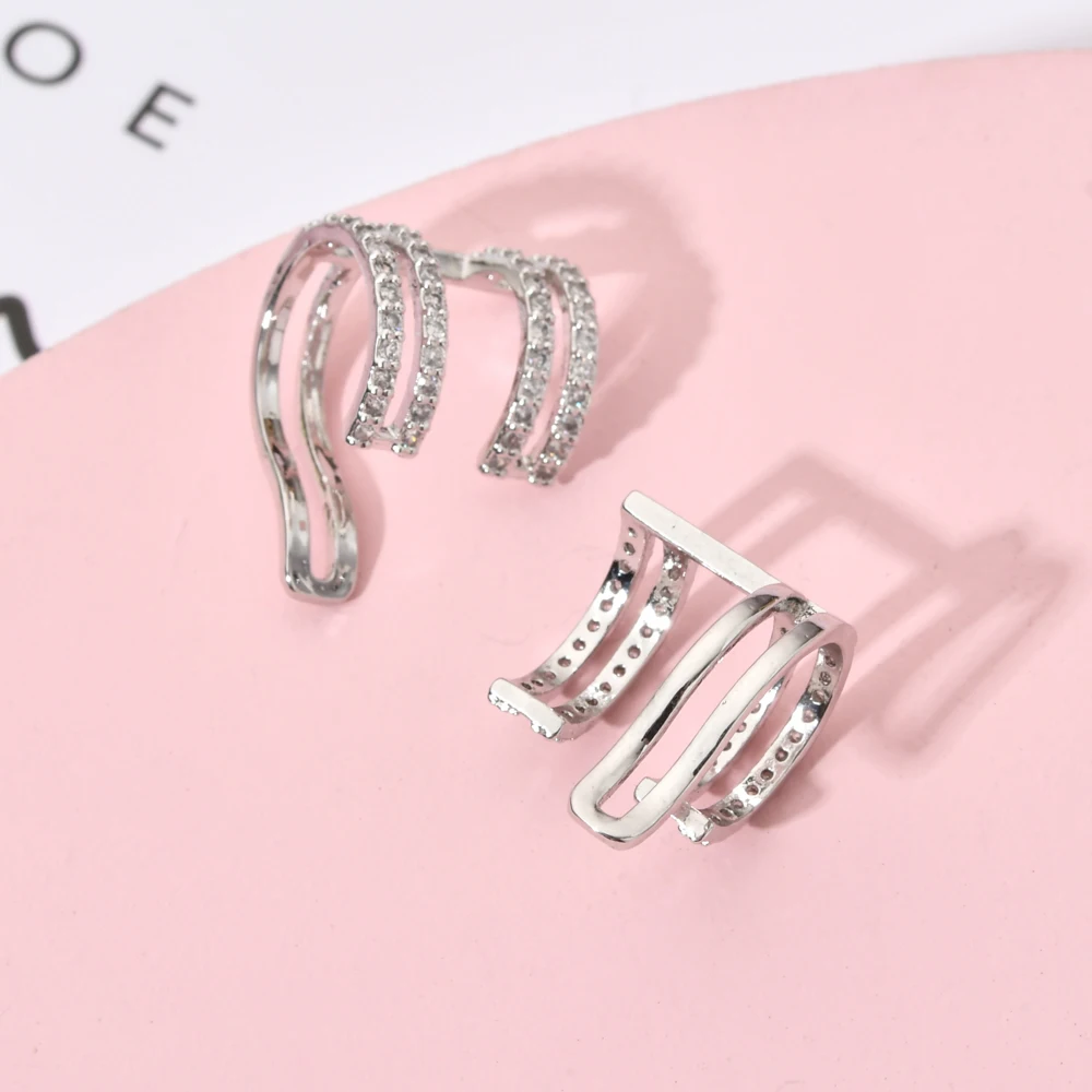 Корейские модные темпераментные клипсы для ушей микроберта женщин/девушек