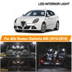 Светодиодный светильник для салона Alfa Romeo Giulietta, белый Canbus, без ошибок, 11 шт., 2010-2017