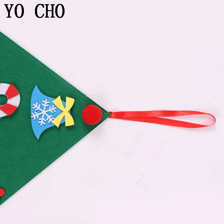 Новогодние подарки для детей DIY войлочные Рождественские елочные украшения Рождественские подарки Новогодние двери настенные подвесные украшения arbol de navidad