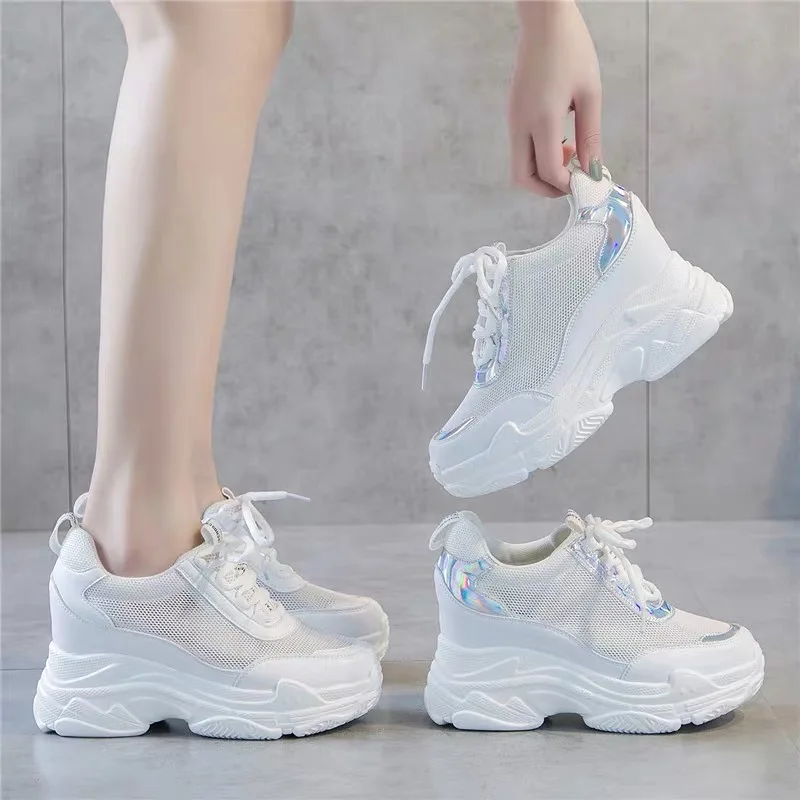 Кроссовки для женщин Вулканизированная подошва повседневная обувь кеды белые