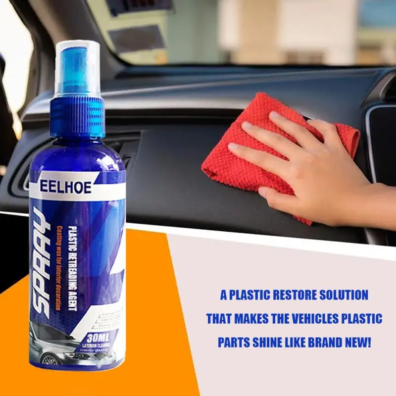 

30ml Car Plastic Refurbishment Agent For Automotive Plastic Parts Retreading Paste Maintenance Paint Care Wax Cleaner